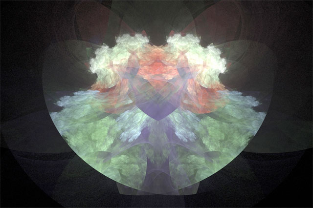  heart fractal, core healing and inner transformation